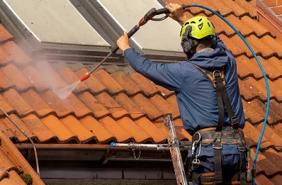 Démoussage et hydrofuge de toiture à Hachan